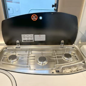 Dethleffs Eurostyle Kitchen Three Gas Hob Burner