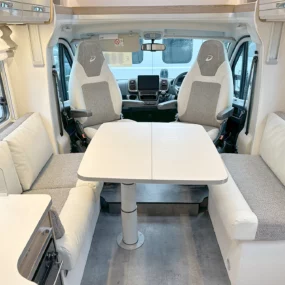 Dethleffs Eurostyle Lounge Area Table Extended