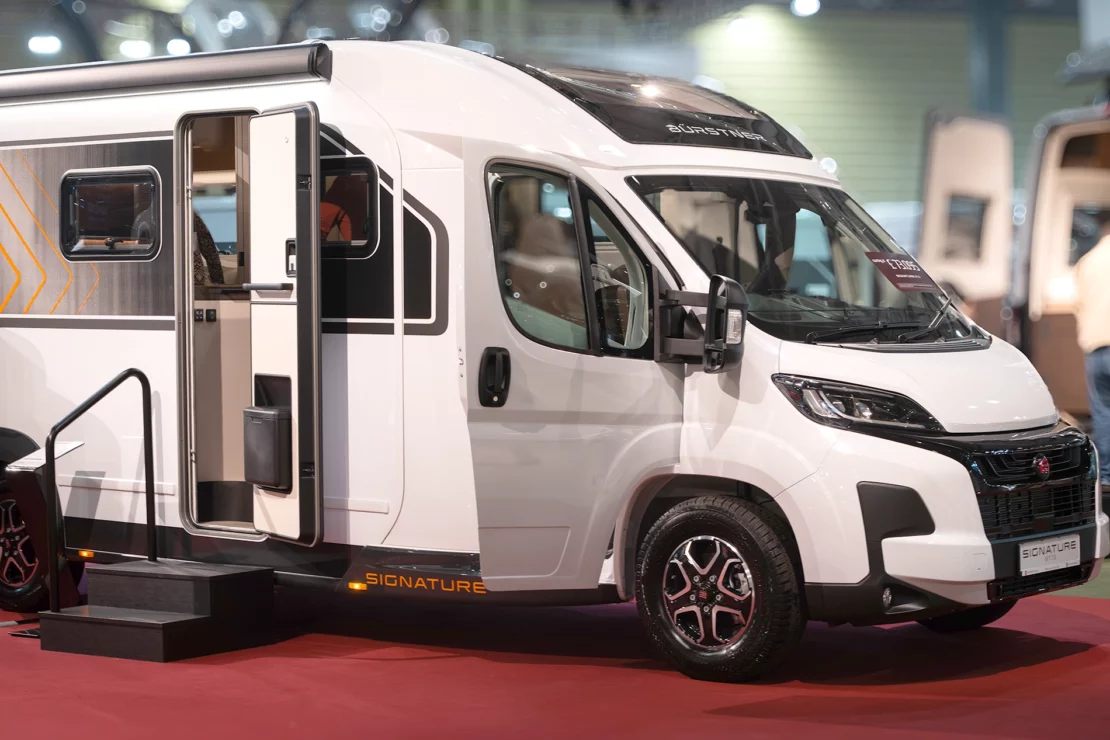Burstner Signature Award Cab Door NEC Show
