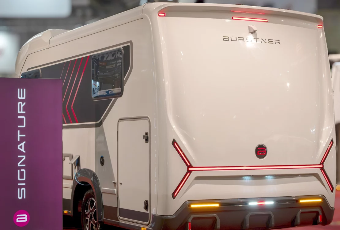 Burstner Signature Award Rear NEC Show