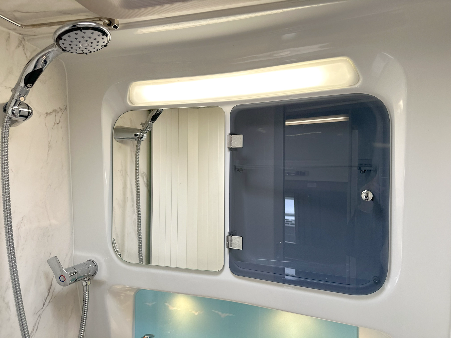 Swift Carrera 144 Bathroom Storage & Mirror