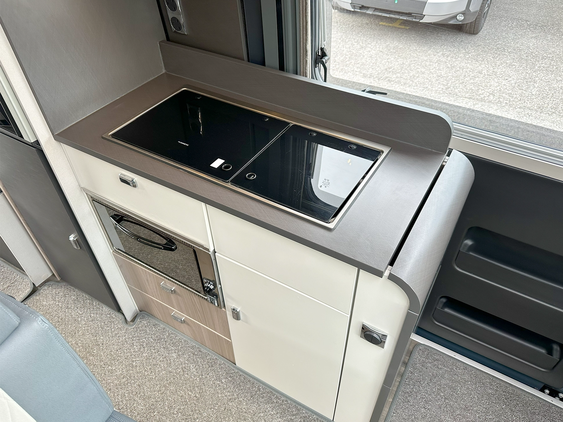 Swift Carrera 144 Kitchen Area