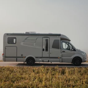 12302 Hymer GT-S 685 Stone Motorhome - Lifestyle Exterior Right