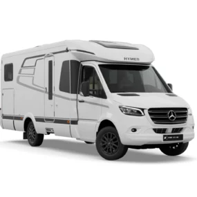 Hymer GT-S 685 Motorhome White - Exterior Front Right