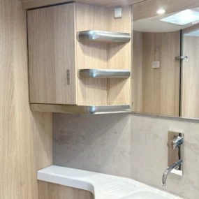 Knaus Skyview 700 MEG Bathroom Cupboard & Mirror