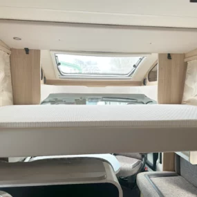 Knaus Skyview 700 MEG TV Drop Down Bed Lounge Area