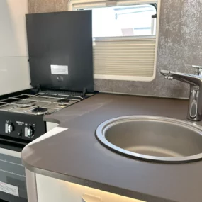 Burstner Lyseo TD 594 HL Kitchen Sink & Gas Hob