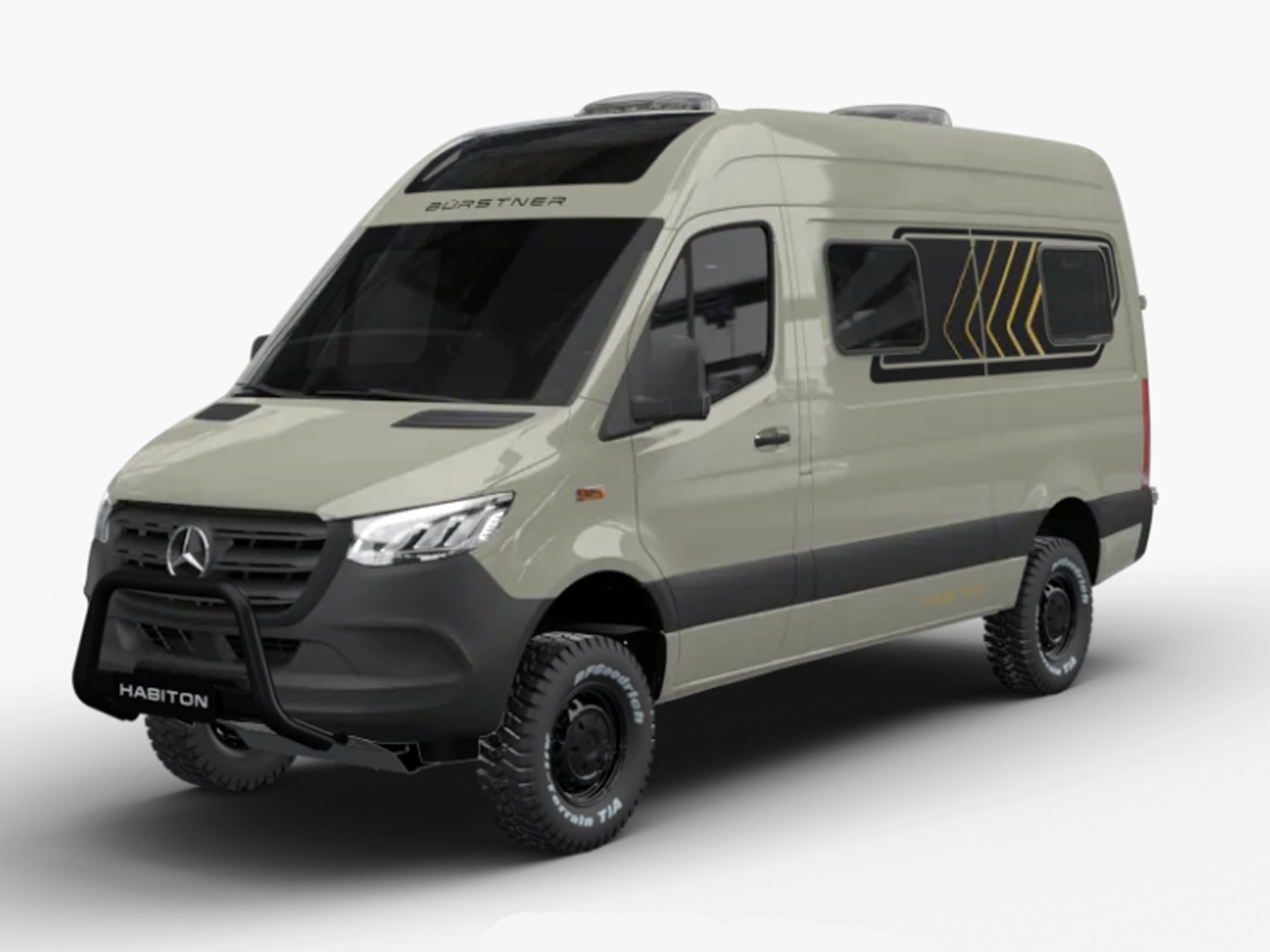 Burstner Habiton HMX 4x4 Campervan 13438 - Exterior Front Left