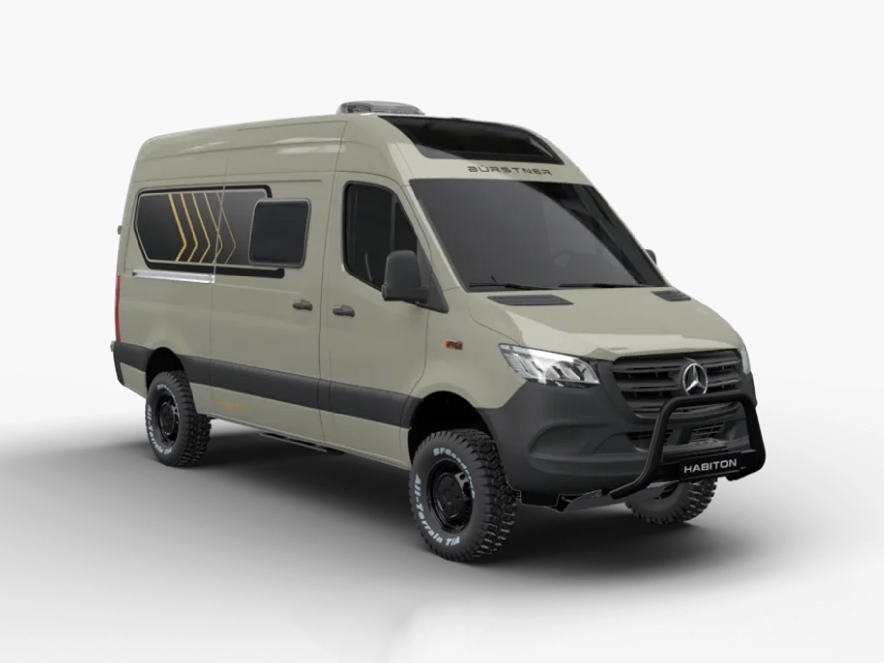 Burstner Habiton HMX 4x4 Campervan 13438 - Exterior Front Right