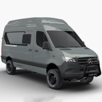 Burstner Habiton HMX 4x4 Pop-Top Campervan 13440 - Exterior Front Right