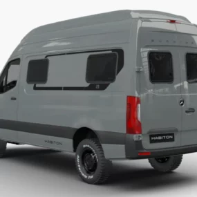 Burstner Habiton HMX 4x4 Pop-Top Campervan 13440 - Exterior Rear Left