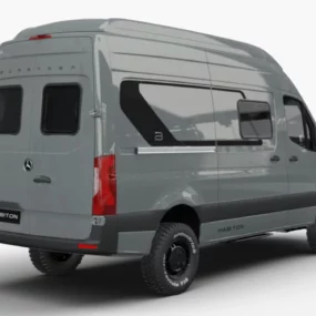 Burstner Habiton HMX 4x4 Pop-Top Campervan 13440 - Exterior Rear Right