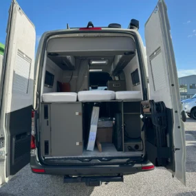 Hymer Grand Canyon S CrossTrail 4X4 Exterior Rear Doors Open