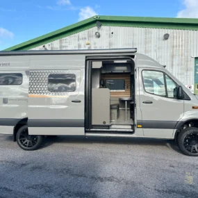 Hymer Grand Canyon S CrossTrail 4X4 Exterior Right Side Door Open