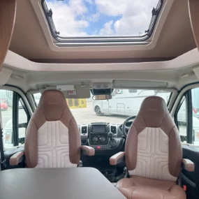 Burstner Lyseo 744 Swivel Front Cab Seats