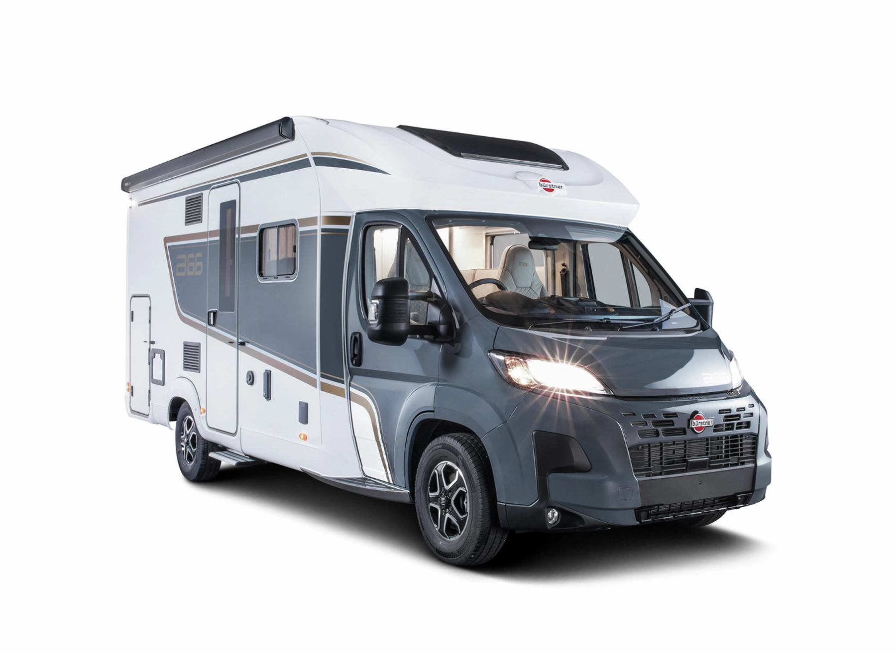 Burstner B66 684 TD Motorhome - Exterior Front Right