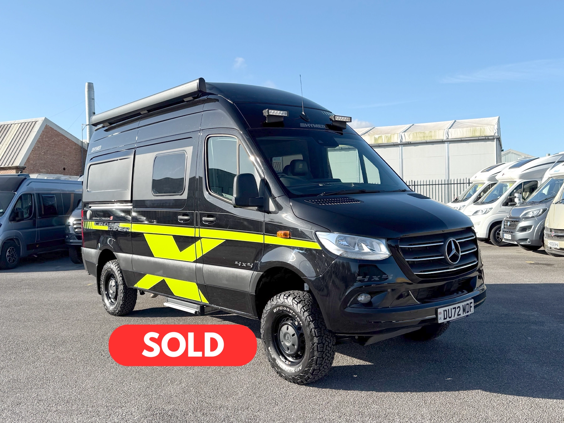 SOLD – Hymer Grand Canyon S Crossover Pop-Top 4×4