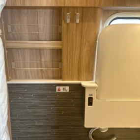Hymer Grand Canyon S Bathroom Sink Folded Away & Shelves