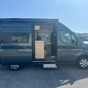 Hymer Grand Canyon S Exterior Left Side Door Open