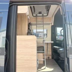 Hymer Grand Canyon S Ladder to Pop Top
