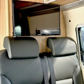 Hymer Grand Canyon S TV in Lounge