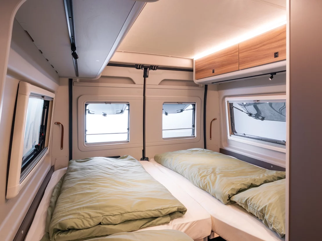 Burstner B66 640 Campervan - Interior Bedroom