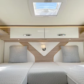 Burstner Lyseo M Harmony Line 690 Overhead Skylight Bedroom