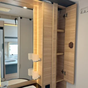 Dethleffs Globebus T1 Bathroom Mirror & Cupboard