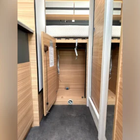 Dethleffs Globebus T1 Storage Under Rear Bed