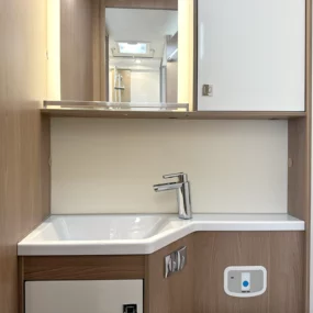 Burstner Lyseo TD 736 Harmony Line Sink, Mirror & Cupboard