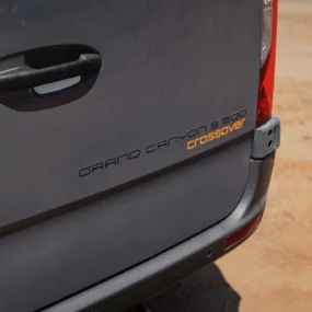 Hymer Grand Canyon S Crossover Campervan - Exterior Rear Door Detail