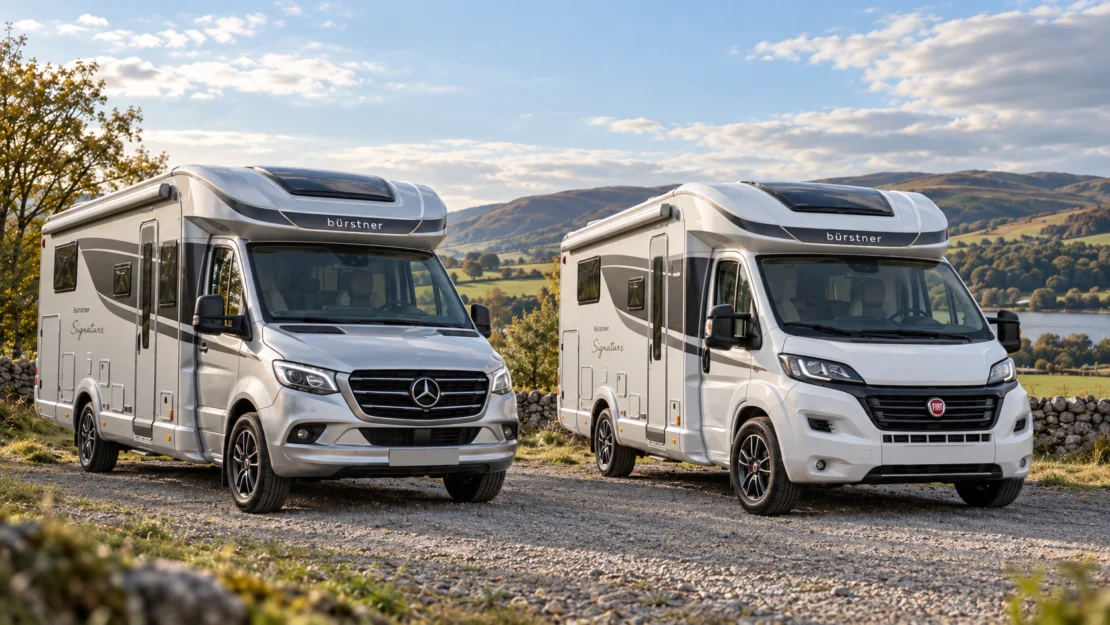 Mercedes Benz vs Fiat Motorhome Feature Image