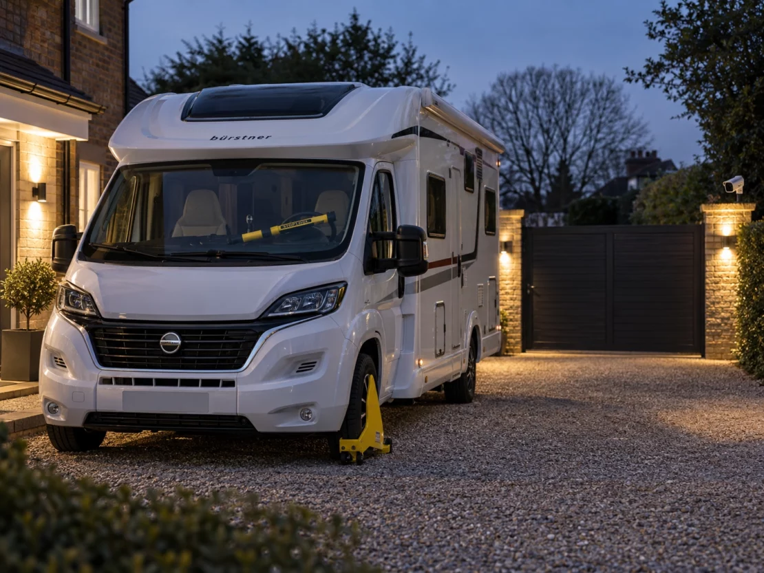 Motorhome Security Practical Ways to Reduce Risk - Wheel Lock